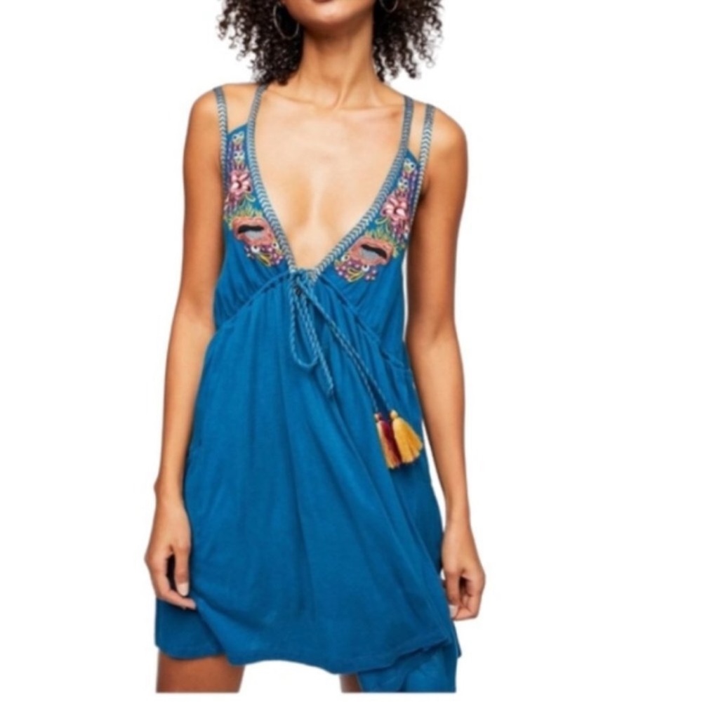 Free People Lovers Cove mini dress